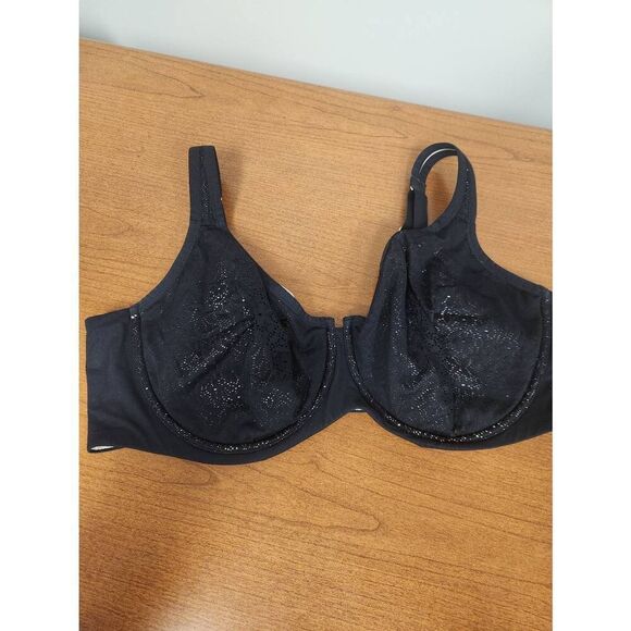 Auden Black/Pearl Tan 44DD underwire bra - Picture 1 of 5
